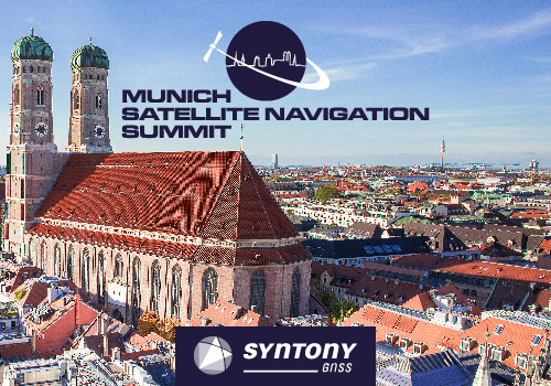 Syntony will attend the Munich Satellite Navigation Summit, from March 20 to 22, 2024.
