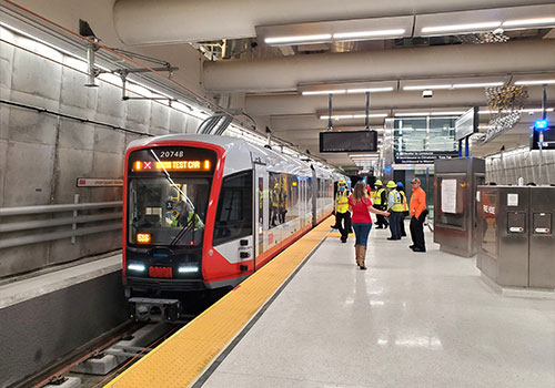 The trains in underground San Francisco will be located thanks to the GPS coverage extension provided by SubWAVE