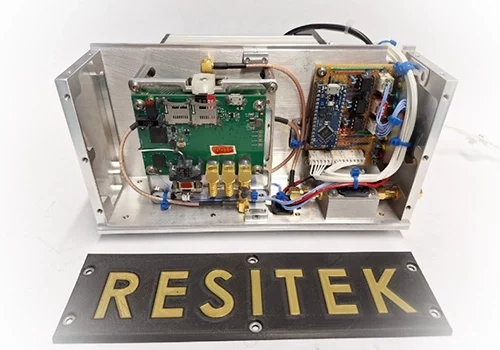 GNSS receiver setup for RESITEK measurements on the MAPHEUS mission, including two (redundant) Echo Recorder boards from Syntony GNSS.